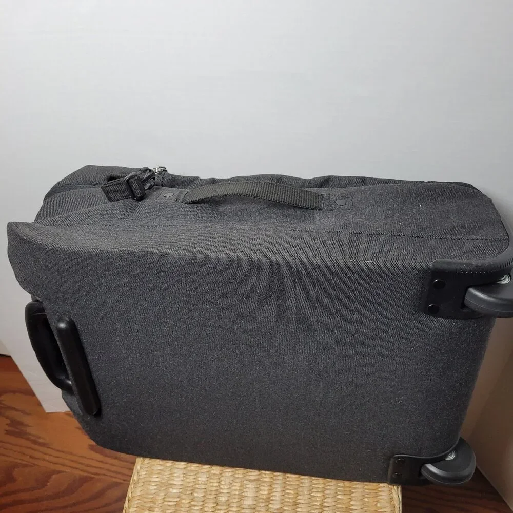 IKEA Forenkla Roller Carry On Bag Travel Luggage 15x11x31 Dark Gray Minimalist
